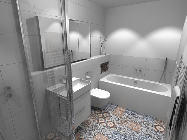 Bathroom Showroom CGI Design - 03